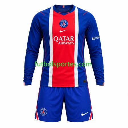 Camiseta Paris Saint Germain Niño Primera Equipación 2026/2027 Manga Larga Camiseta Paris Saint Germain Niño Primera Equipación 2026/2027 Manga Larga